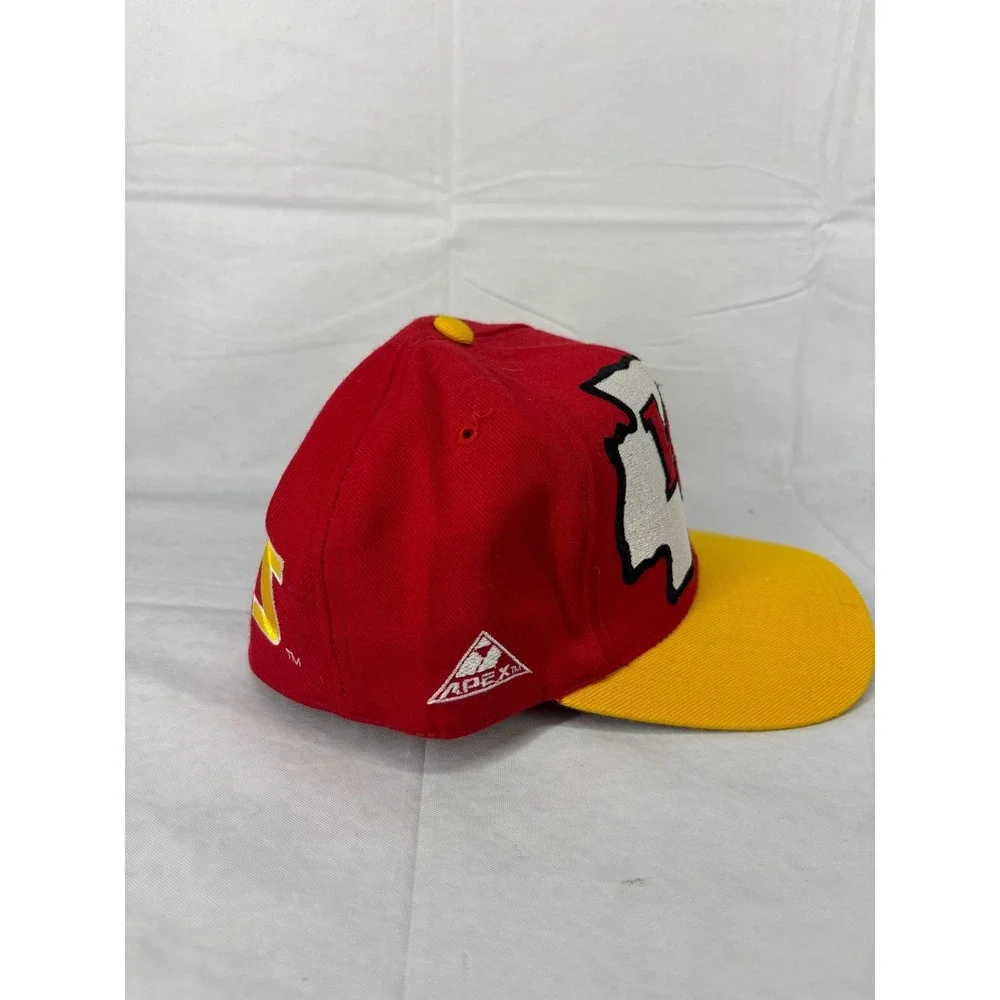 Kansas City Chiefs Apex One NFL Fitted Hat Cap Men Red Yellow 7 1/8 NWOT Vintage